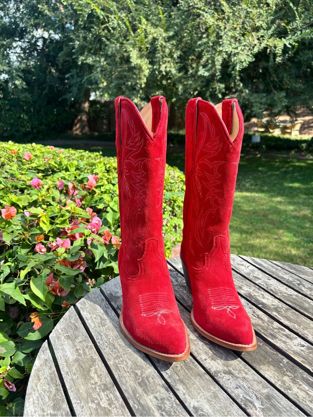 Idyllwind Charmed Life Women’s Red Suede Western Cowboy Boots
